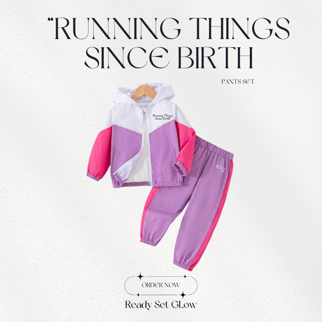 "Running Things Since Birth" Tracksuit Set