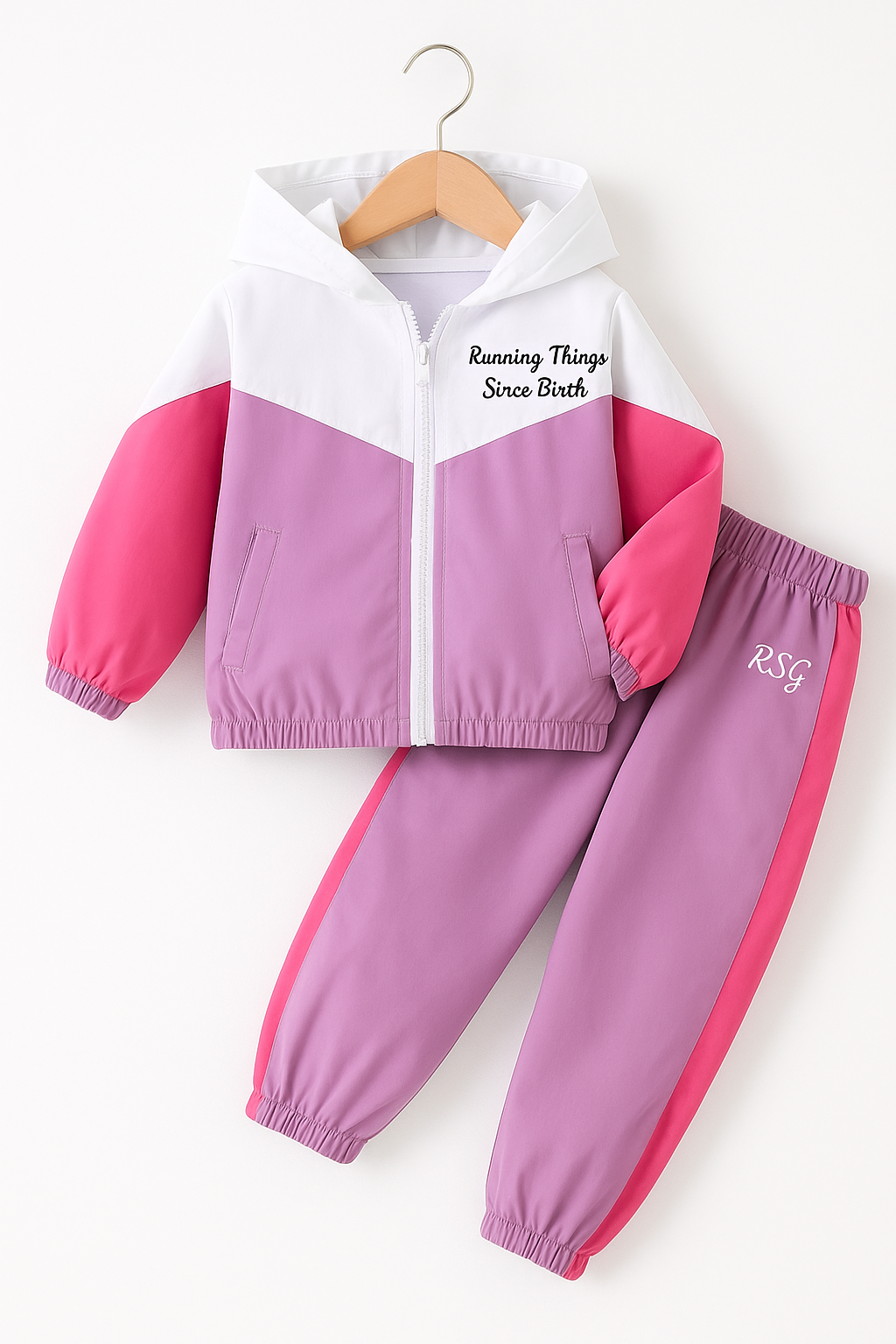 "Running Things Since Birth" Tracksuit Set