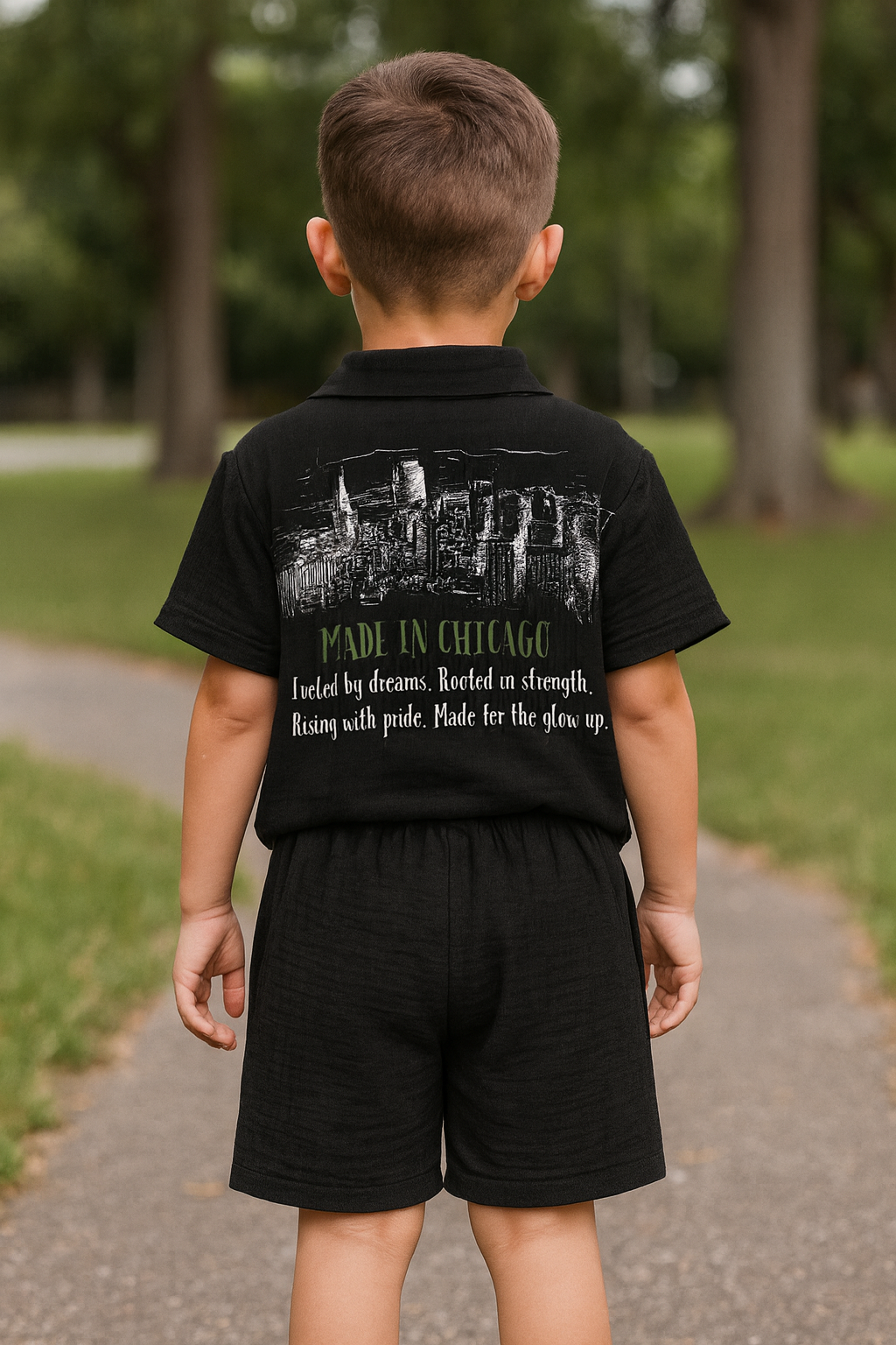 Chicago-Made Short Set