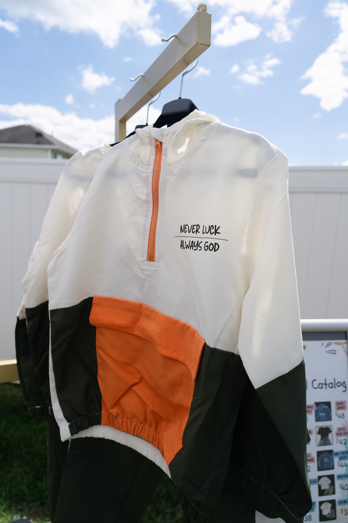 "Never Luck, Always God" Tracksuit Set