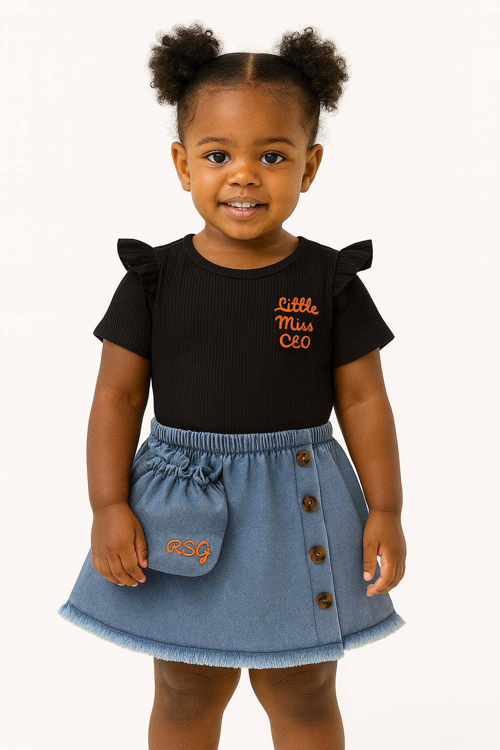 "Little Miss CEO" Skirt Set