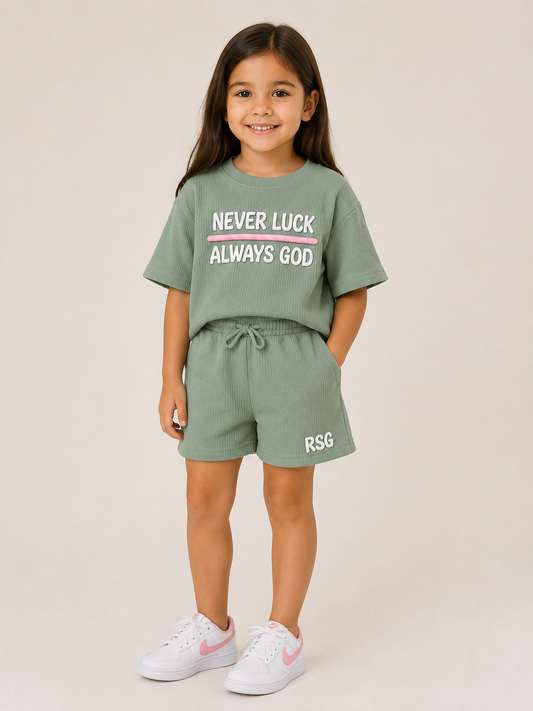 "Never Luck | Always God" Set