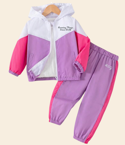 "Running Things Since Birth" Tracksuit Set