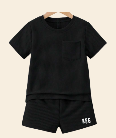 "Will Work For Toys" Short Set